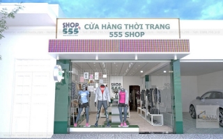 Thiết kế shop thời trang phong cách Hàn Quốc